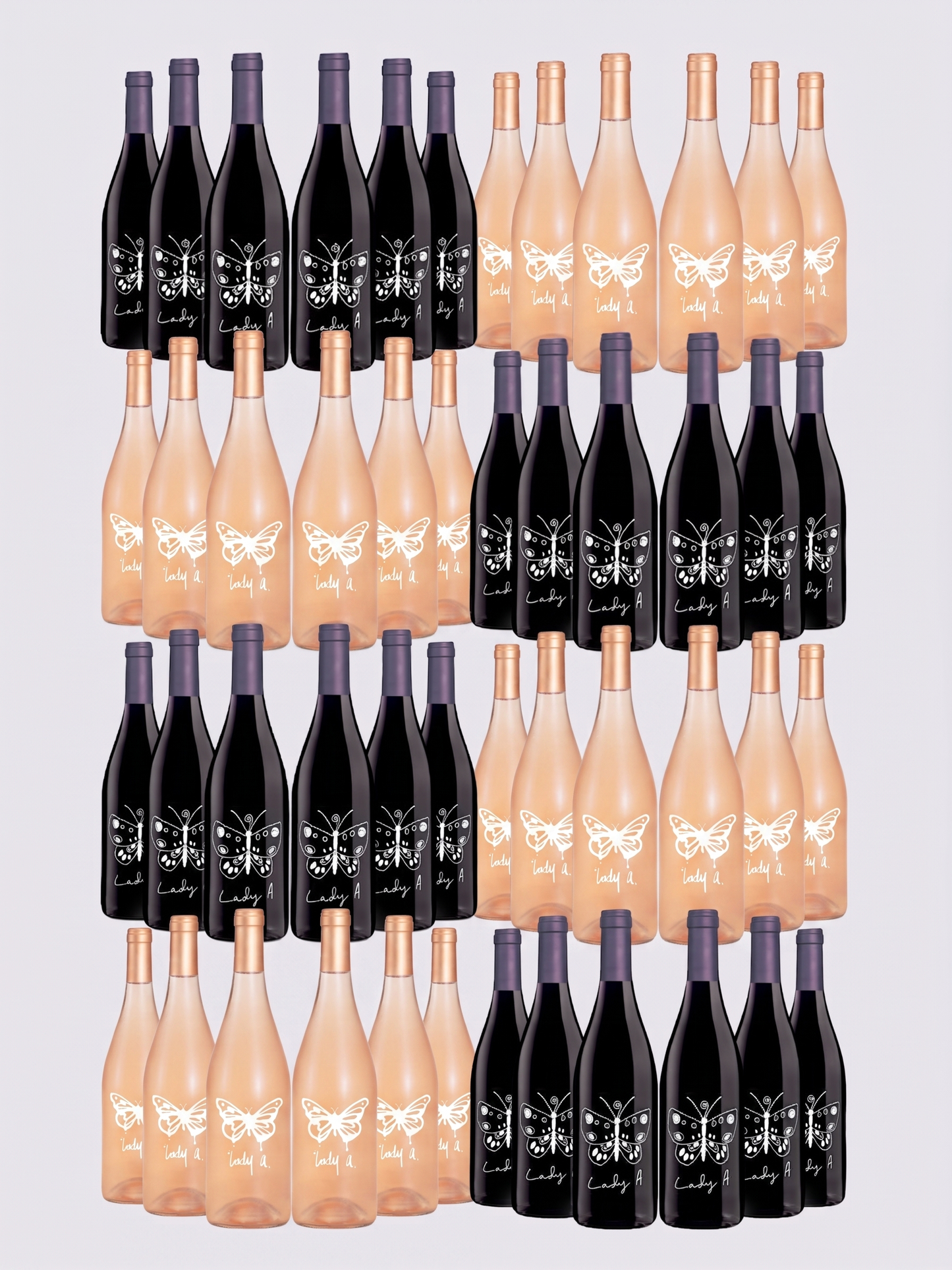 Lady A Wedding Collection - Red & Rosé