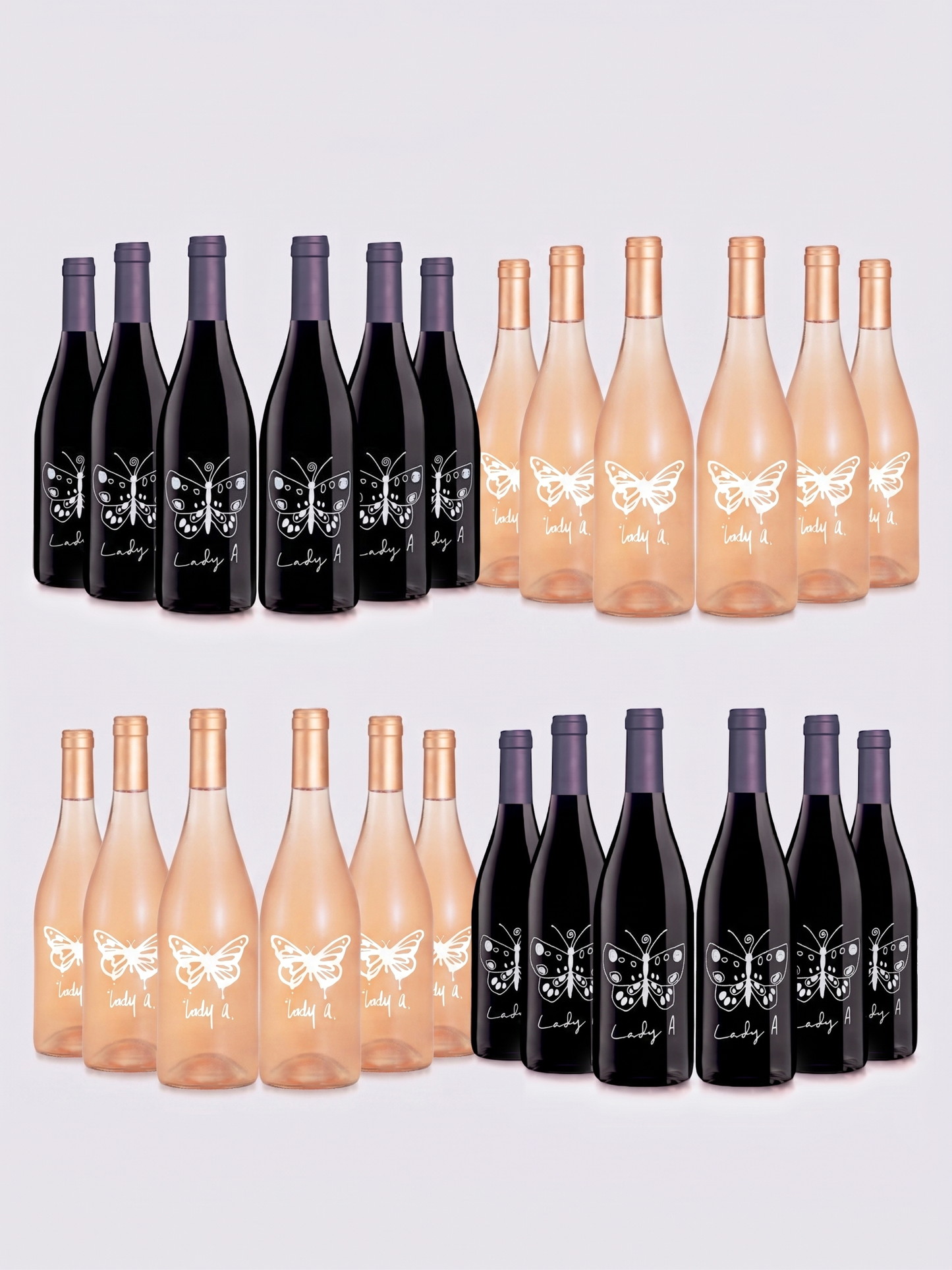 Lady A House Party Collection - Red & Rosé